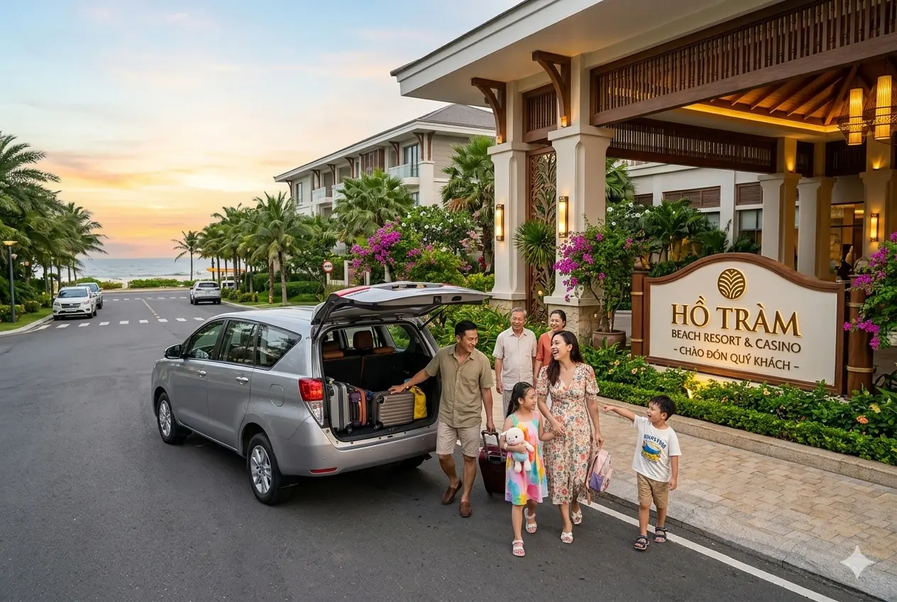 Thuê xe đi du lịch Hồ Tràm