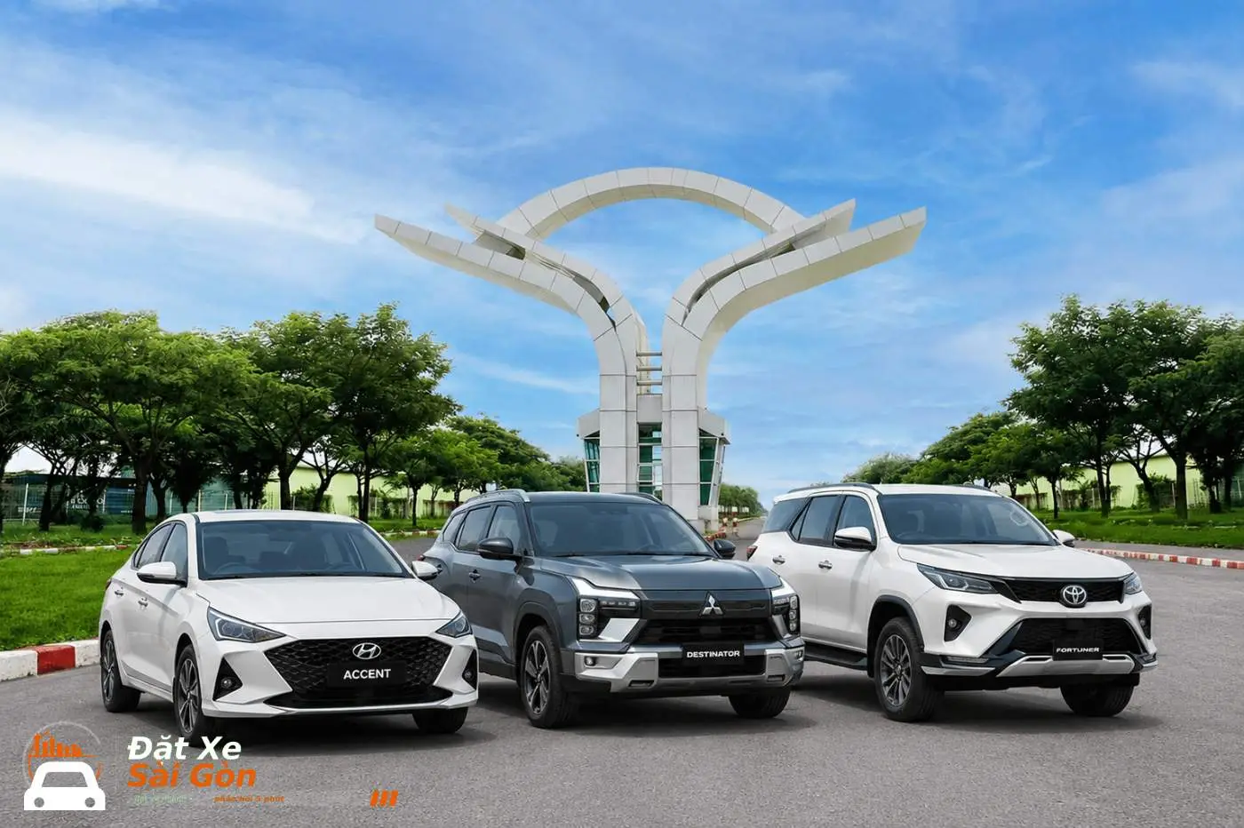Phú Mỹ Brvt nhìn từ xe riêng Đặt Xe Sài Gòn